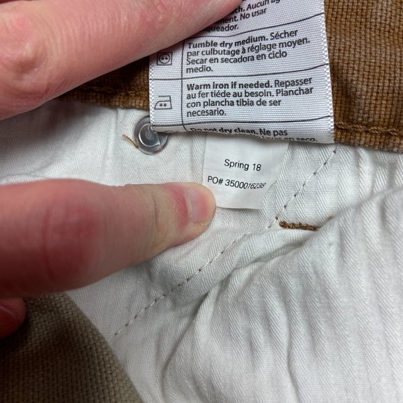 Carhartt Womens 100723 Brown Slim Fit Double Front Work Pants Size 6 Short - Picture 7 of 8